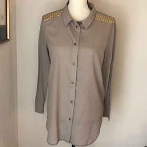 H&M military inspired shirt
